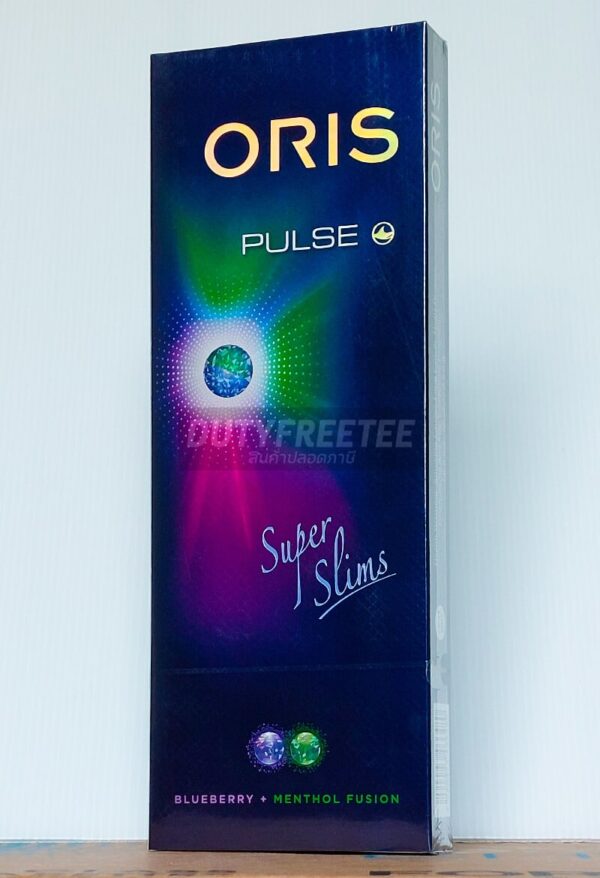 Oris Pulse Blueberry + Menthol Fusion Super Slims 2 เม็ดบีบ (โปรดักเก่า)